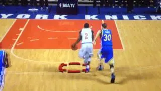 Stephen Curry denies Felton