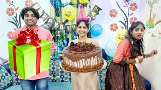 Sarala birthday party 🎉 | comedy video | funny video | Prabhu Sarala lifestyle