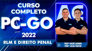 Concurso PC GO 2022 - Curso Completo RLM e Direito Penal - Black Friday AlfaCon