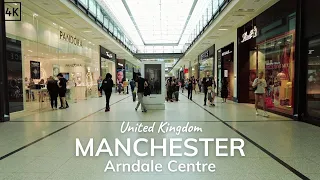 Manchester Arndale Centre Walking Tour 4K - Mall Tour - Manchester City Centre (60fps)