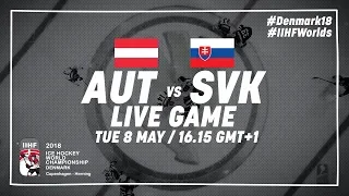 Austria - Slovakia | Full Game | 2018 IIHF Ice Hockey World Championship