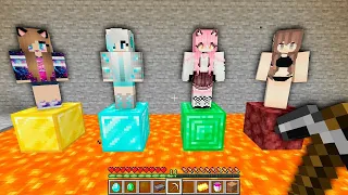 Which GIRL I SHOULD SAVE DIAMOND GIRL or EMERALD GIRL or LAVA GIRL or WATER GIRL in Minecraft ?