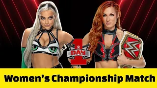 Liv Morgan vs Becky Lynch, WWE Raw Women's Championship at Day 1