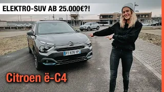 Citroen e-C4 im Test (2021) Was kann das Elektro-SUV ab 25.000€?🤔 Fahrbericht | Review | Reichweite