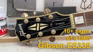 How to recognise a fake Gibson ES335