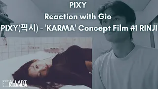 PIXY Reaction with Gio PIXY(픽시) - 'KARMA' Concept Film #1 RINJI