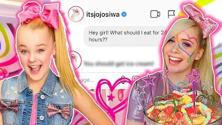 LETTING JOJO SIWA DECIDE WHAT I EAT FOR 24 HOURS