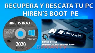 HIREN'S BOOT PE RECUPERA Y RESCATA TU PC CUANDO NO ARRANCA