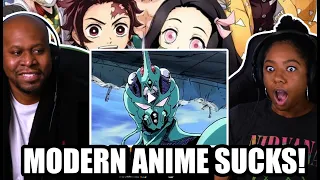 Does Modern Anime Suck ? Reacting  To Classic Anime " This is Better Than Demon Slayer"