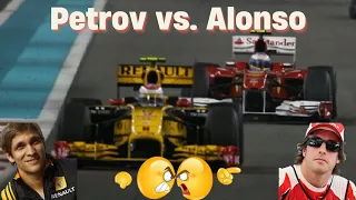 Fernando Alonso's toughest rival: Vitaly Petrov (2010 Abu Dhabi)