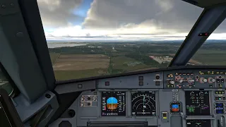 Approach Into Iverness (EGPE) -- Inibuilds A320neo -- MSFS