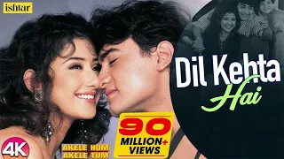 Dil Kehta Hai | Akele Hum Akele Tum | Kumar Sanu & Alka Yagnik | Aamir Khan & Manisha Koirala