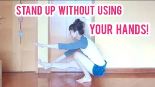 How To Stand Up From Sitting Without Using Your Hands!