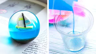 Polymer clay and epoxy resin / 3 MOST Amazing DIY Ideas from Epoxy resin / Fancy resin ideas