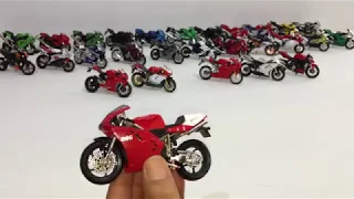 motos a escala 1/18