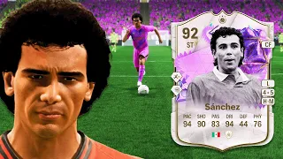 92 ULTIMATE BIRTHDAY ICON HUGO SANCHEZ IS A BEAST IN EA FC 24!!
