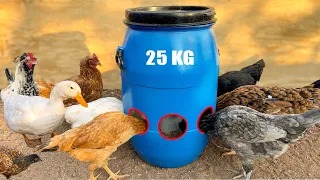 Super Idea | Perfect Chicken Feeder With 25 kg Tank