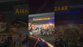 Asean Night Bazaar Hatyai Thailand Alive with Tourists from Malaysia #shorts #hatyai #tiktok