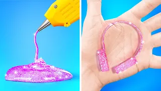 CANETA 3D vs.COLA QUENTE! O QUE É MELHOR? | DIY! Fazendo uma Camiseta com Huggy Wuggy⭐️123GO! SCHOOL