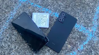 Samsung Galaxy A52 Drop test