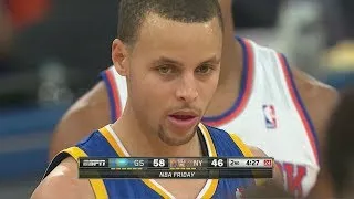 2014.02.28 - Stephen Curry Triple-Double Full Highlights at Knicks - 27 Pts, 11 Assists, 11 Reb