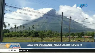 Mayon volcano, nasa Alert Level 2