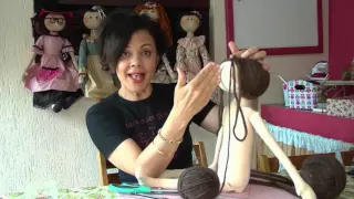 Penteado Boneca de Pano - Feltragem a seco PGM 4 - Parte 01