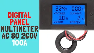 How to wire a HiLetgo Digital Panel Multimeter AC 80 260V 100A