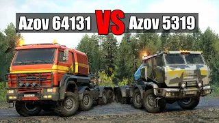 Snowrunner Azov 64131 vs Azov 5319 | Best Kamaz