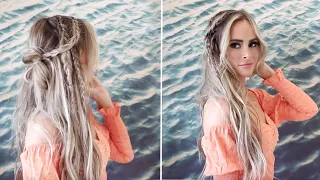 How To Get Bachelor In Paradise Style Braids With Amanda Stanton | Hair By Chrissy