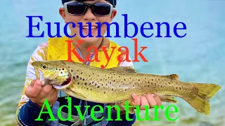 Eucumbene kayak adventure chasing brown trout
