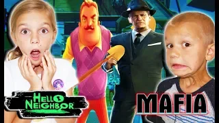 SECRET Mafia At Hello Neighbor HOUSE! Hello Neighbor and Mafia VS Tannerites Family!