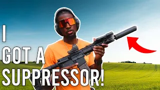 Shooting A Suppressor For The First Time! (Aero Precision Lahar-30)