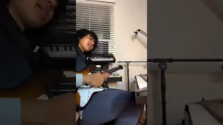 Justin Lee Schultz jamming over Snarky Puppy’s (TRINITY) #guitar #bass #keyboard #sax