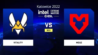 🔴  [ RU ] Vitality vs MOUZ  BO3 | IEM Katowice 2022