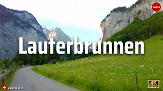 Fresh Early Morning in Swiss Lauterbrunnen Valley with Relaxing Sounds of Nature | #swiss #swissview