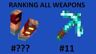 Ranking all unique weapons in Minecraft Dungeons from worst to best!