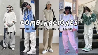 ✭ Mejores COMBINACIONES de Colores con BLANCO 🤍 para Outfits | moonlight