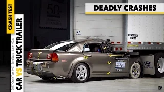 Cars vs. SemiTrailers – Trailer Underride Crash Tests Review