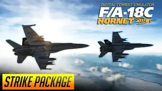 DCS: F/A-18 Hornet Strike Package takes on 3x Mig-29S Fulcrum