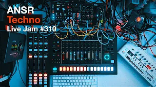 Techno LiveJam-310 with TR-8S + TB-03 + Eurorack Modular