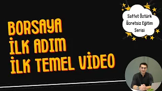 BORSAYA İLK ADIM İLK TEMEL VİDEO #borsaistanbul #tcmb #bist100