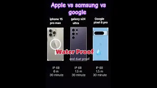Iphone 15 pro max vs S24 ultra vs pixel 8 pro #google #samsung #apple #iPhone #galaxy #pixel #shorts