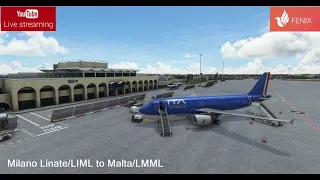 MSFS | FENIX A320 from Milano Linate/LIML to Malta/LIMML | Pre-Release
