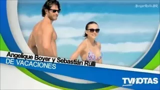 Angelique Boyer y Sebastian Rulli Toman un breve descanso de las grabaciones de Tres Veces Ana