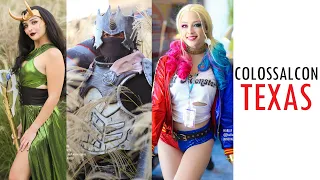 THIS IS COLOSSALCON TEXAS 2021 COSPLAY MUSIC VIDEO VLOG ANIME CON COLOSSAL CON SWIMSUIT COMIC CON PG