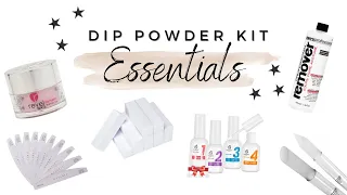 dip powder kit ESSENTIALS : from prep - removal