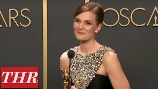 Oscar Winner Hildur Guðnadóttir Full Press Room Speech | THR