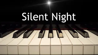 Silent Night - Christmas piano instrumental with lyrics