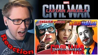 CAPTAIN AMERICA CIVIL WAR Weird Trailer REACTION! | W...TF?! |